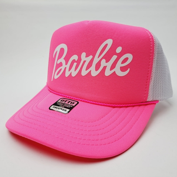 Accessories - Barbie 90s Retro Vintage Style Movie Fans Toy Cartoon Trucker Hat Cap Foam